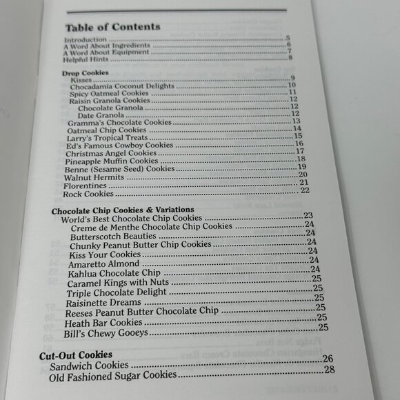 Cookies Cookbook 1989 American Cooking Guild Vol 26 Vintage Baking Recipes - Picture 4 of 10